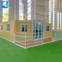 Chammp Villa Emballage en film plastique Maison en conteneur mobile extensible Maison en conteneur Maison préfabriquée