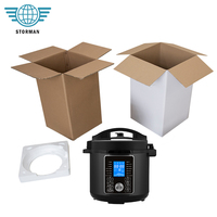 Cuisinière à pression électrique multifonction en acier inoxydable 6L avec écran LCD, cycle de cuisson automatique, commande par application, usage domestique