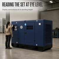 Groupe électrogène diesel insonorisé Weichai 300 kVA 240 kW triphasé 400 V 50/60 Hz avec commande à distance ATS pour site minier