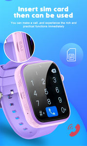 Montre intelligente V45 avec carte SIM 4G <span class=keywords><strong>pour</strong></span> enfants, garçons, étanche, appels, GPS intégré, téléphone, montre intelligente <span class=keywords><strong>pour</strong></span> enfants - Product Image 2