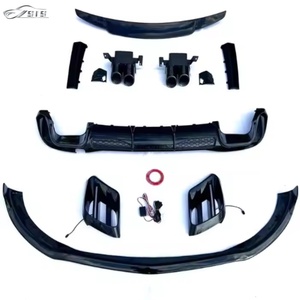 Kits de carrosserie W223 adapté<span class=keywords><strong>s</strong></span> aux jupes latérales de pare-chocs avant en fibre de carbone évents d'échappement de luxe pour W223 <span class=keywords><strong>S</strong></span> CLASS 2020 + - Product Image 4