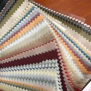 Fabriek Levert Dupioni Imitatie Zijde Bamboe Gordijnstof Roll Textiel Wanddoek Stoffen Voor Gordijnen Raam