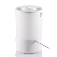 Humidificador RAF R.12003, 3.0L, 27W, 110 a 230V, Niebla de 360 Grados, Ajuste Infinito de Humedad, Cuerpo de PP, Blanco, Uso en Hogar/Oficina/Dormitorio