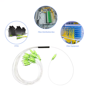 FTTH pasif 1x3 rak serat optik dudukan SC APC UPC 1 <span class=keywords><strong>2</strong></span> 4 8 16 32 64 128 /3 cara Plc Splitter - Product Image 3