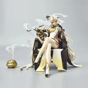 Genshin da 19cm impatto foglia d'oro Ningguang e giada perlata Ver. Figura di gioco Anime Action Figure figurina modello da collezione bambola giocattolo