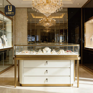 Vitrine à bijoux sur mesure avec panneaux en verre pare-balles et serrure biométrique avancée ODM pour une sécurité maximale Boutique - Product Image 1