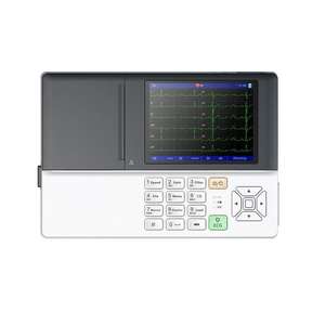 เครื่องตรวจคลื่นไฟฟ้าหัวใจแบบพกพา 3 ช่องสัญญาณ พร้อมหน้าจอ LCD แบตเตอรี่ในตัว ได้รับการรับรองมาตรฐาน CE อุปกรณ์การแพทย์สำหรับการตรวจวัดร่างกายทั้งหมด - Product Image 3