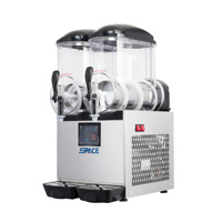 Machine à Granita 2x12L la plus vendue pour usage commercial et domestique