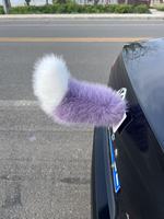 Queue de renard électrique mignonne en peluche qui bouge, télécommandée, pour décoration universelle de voiture, scooter et moto