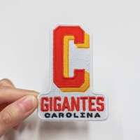 Patch brodé personnalisé en chenille avec logo, lettre thermocollante, promotionnel, doux, pour chapeaux