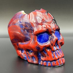 Tazas <span class=keywords><strong>de</strong></span> porcelana <span class=keywords><strong>de</strong></span> cristal <span class=keywords><strong>de</strong></span> Halloween para Bar personalizadas, copa <span class=keywords><strong>de</strong></span> cóctel <span class=keywords><strong>de</strong></span> vacaciones, regalo <span class=keywords><strong>de</strong></span> cerámica, cabeza <span class=keywords><strong>de</strong></span> calavera <span class=keywords><strong>de</strong></span> escorpión 3D, taza <span class=keywords><strong>de</strong></span> Tiki - Product Image 2