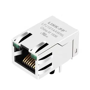 موصل بقاعدة-T 8 pc PCB RJ45