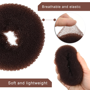 Set de Moldeadores de Moños Tipo Donut, Herramientas de Peluquería para Moños Dulces, Bandas de Nylon para el Cabello - Product Image 4