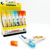 Stylo correcteur en gros, motif cheval mignon de dessin animé, 10 ml, non toxique, durable, sûr, pointe métallique, liquide blanc, fournitures de bureau et scolaires