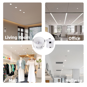 Thương mại nhôm SMD Spotlight lửa đánh giá bề mặt thông minh trimless Trần lõm dẫn ánh sáng Downlight - Product Image 4