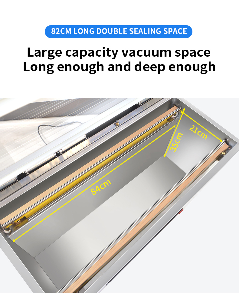 DZ-880/PD semi auto desktop vacuum sealer mini vacuum packaging machine for food rice meat fish