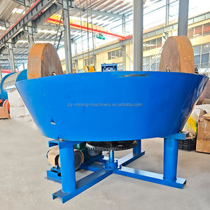 ציוד טחינה להשבת זהב מסלעים בעלי תפוקה גבוהה, מכונת חילוץ זהב, מכונת טחינה כפולה, טחנת פאן רטובה - Product Image 5
