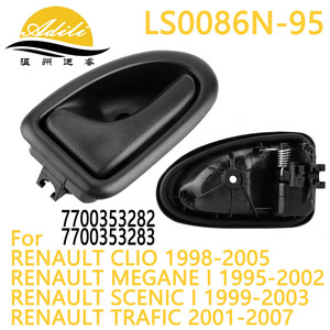 มือจับประตูด้านในเรโนลต์ LS0086N-95 พลาสติกสีดำ สำหรับเมแกน คลีโอ ทราฟิค ซีนิค อะไหล่ทดแทน - Product Image 4