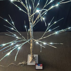 Lumière d'<span class=keywords><strong>arbre</strong></span> en <span class=keywords><strong>bouleau</strong></span> en fer industriel, éclairage haute luminosité, <span class=keywords><strong>arbre</strong></span> festif en métal résistant aux intempéries pour porche ou salon - Product Image 3