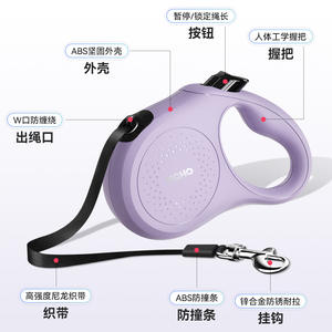 Correa retráctil para perros Xcho automática de 5 m con agarre cómodo para caminar fácilmente - Product Image 5