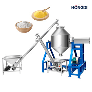 Agitateur en acier inoxydable pour mélanger la poudre de piment, la poudre d'oignon, la poudre de poivre avec équipement d'alimentation, capacité de 200 L, puissance de 2 kW - Product Image 2