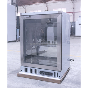 Hotel de alta calidad Mini bar Refrigerador Puerta de vidrio Mini Refrigerador bar Mesa Gabinete de exhibición de cerveza - Product Image 2