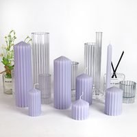 Acryl-Kerzenform aus Kunststoff-Polycarbonat in Zylinder- und Säulenform für die Kerzenherstellung