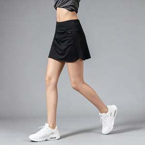 Factory Price 2 in 1 Tennis Skirts Women Lightweight <strong>Running</strong> Yoga Dance Workout Clothing <strong>Skorts</strong> - Product Image 5