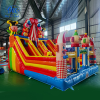 Château gonflable pour enfants de vente chaude intérieur château vilain trampoline gonflable usine de jouets gonflables toboggan de parc d'attractions