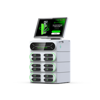 Station de partage de batteries externes 2025 la plus vendue pour centres commerciaux avec terminal de paiement et lecteur publicitaire