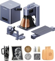 LaserPecker LP5 (Pack Ultime) Graveur et découpeur laser double 20W, vitesse de 10 000 mm/s pour métal/bois/verre
