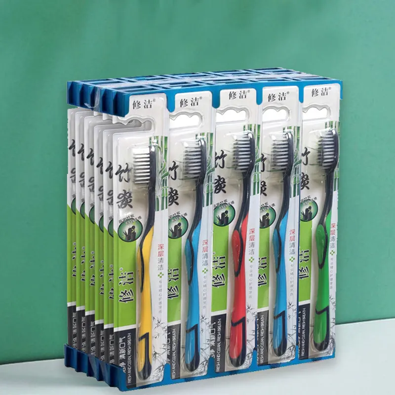OEM ODM Nouveau design de brosse à dents en plastique PETG ultra souple de haute qualité brosse à dents pour adultes