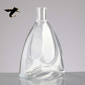 Bouteilles de liqueur en verre super flint écologiques de 500 ml avec bouchon à vis pour scellage, gravure et personnalisation, prêtes pour le stockage de <span class=keywords><strong>Tequila</strong></span>/Brandy - Product Image 2