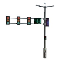 Poteau de signalisation routière en acier galvanisé pour extérieur, 6M 7M, 100mm 200mm, pour autoroute