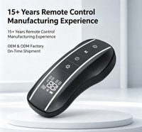 Solution OEM/ODM de télécommande étanche IP65 en plastique ABS, personnalisable en usine, 4 boutons, portée de 20 m, chargement Type-C