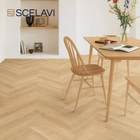 Holzoptik 4mm 5mm 6mm 8mm SPC LVT Vinyl-Planken-Bodenbelag Wasserdicht Klicksystem Starrer Kern für Kommerzielle Designprojekte Innenbereich