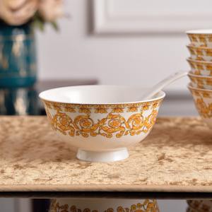 Ensemble de couverts en céramique durable de 4,5 pouces, élégant et raffiné, avec boîte cadeau, en porcelaine fine - Product Image 3