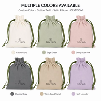 Bolsas de Yute de Algodón de Alta Calidad al por Mayor, Bolsa de Lino Reciclable con Cordón para Velas, Vajilla, Pulseras, Gafas, Anillos, Regalos