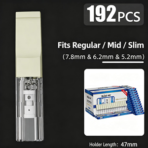 Embouts de filtre à cigarettes jetables, filtration microporeuse bicolore, embout anti-caramelles jetable, filtre à cigarettes pour hommes - Product Image 5