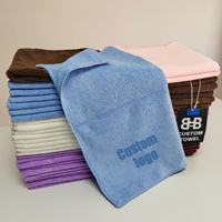 Impression personnalisée logo lavage de voiture serviette cuisine microfibre vitres lunettes chiffon de nettoyage chiffon microfibre chiffon de nettoyage serviette
