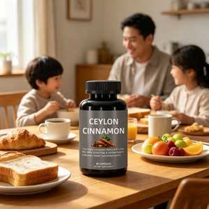 Cápsulas de Canela de Ceilán Herblife de Primera Calidad OEM, Suplementos de Extracto para Adultos, Favorecen la Digestión y la Circulación, 60 Unidades - Product Image 3