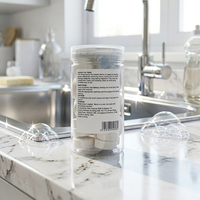 Tablettes de lessive écologiques naturelles désodorisantes à faible mousse, extraits végétaux solides, parfum lavande citron, pour vêtements