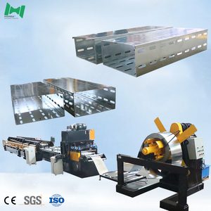 Ligne de formage de profilés en acier personnalisable pour chemins de câbles, commande PLC - Product Image 1