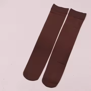 Café noir couleur de peau genou haut bas sexy pour femmes - Product Image 3