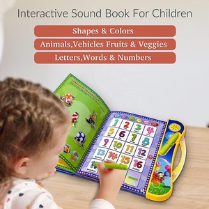Libro di apprendimento-ABC Sound Book, con 10 modalità per imparare musica/numeri/animali/alfabeto, libri elettronici interattivi - Product Image 4