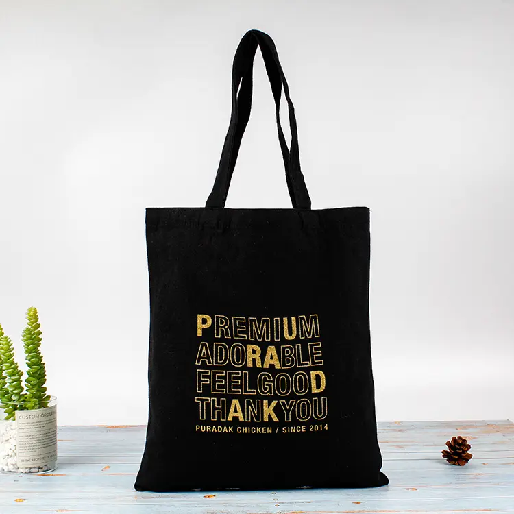 अनुकूलित a5 आकार फैशन पॉलिएस्टर ढोना बैग महिलाओं के खाली कैनवास बैग