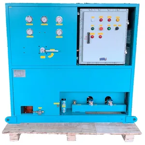 refrigerant ISO tank recovery charging machine ac filling equipment R134a R32 explosion proof recovery charging station