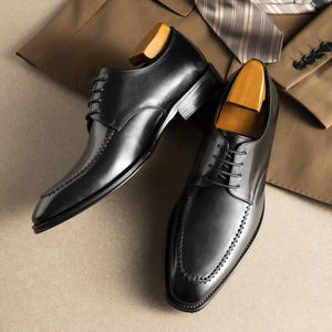 Zapatos de cuero para hombre, cuero genuino, piel de vaca de primera calidad, estilo de alta gama, para ocasiones formales y de negocios, para todas las estaciones, color negro. - Product Image 2