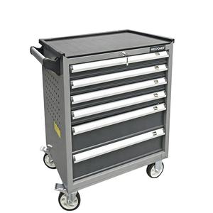 <b>6</b> <b>Drawer</b> Metal Professional Heavy Duty Tool Cabinet Rolling Mechanic Box Mobile Workshop Chest with Wheels Oem Low Price - Product Image 4