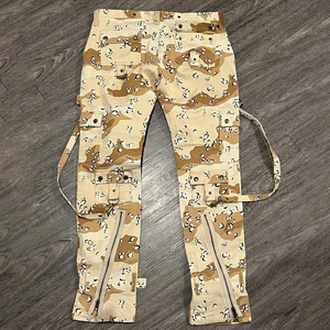 กางเกงคาร์โก้พันธนาการกางเกงคาร์โก้ผ้าคอตตอนลายพรางผ้าคอตตอน100% มี6กระเป๋าสเปรย์สีรุ้งออกแบบได้ตามต้องการ - Product Image 2